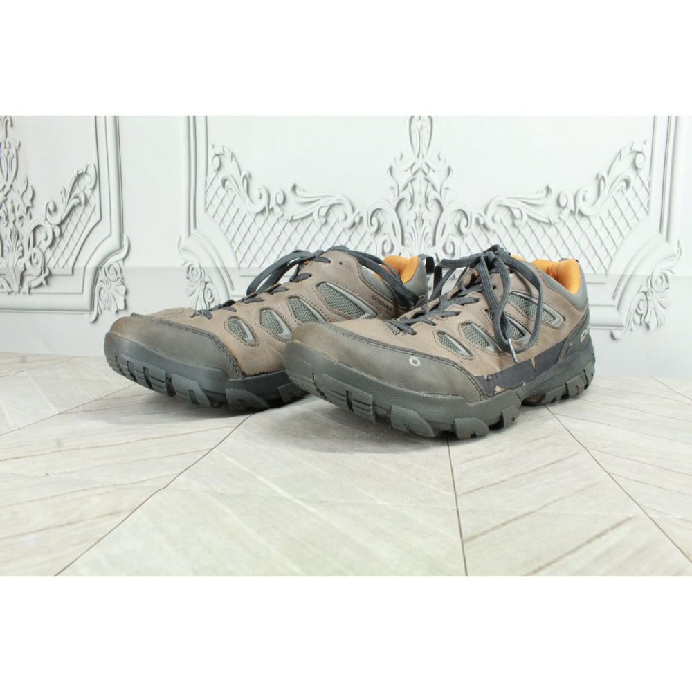 Oboz Sawtooth X Low Shoes Brown Leather Mesh Hiking Trail Shoes 11 W - Picture 2 of 9